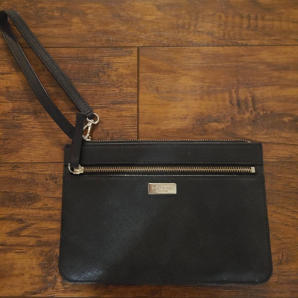 Kate Spade Black Wristlet